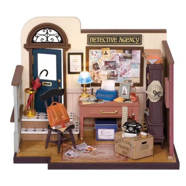 DIY Miniature House Kit | Mose s Detective Agency Online Hot Sale