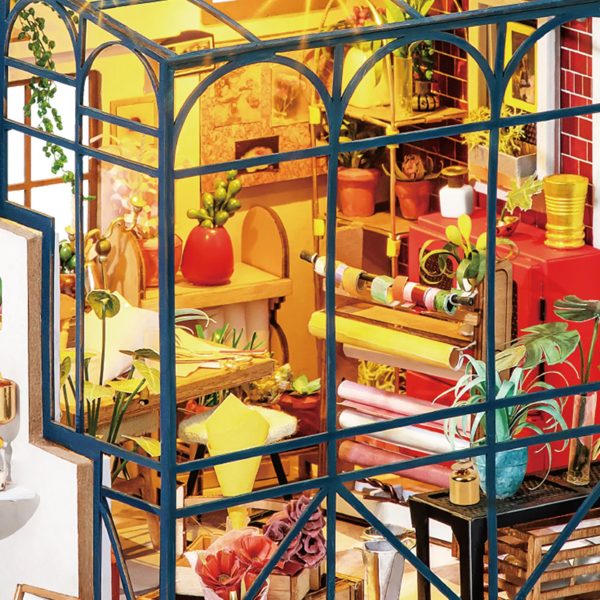 DIY Dollhouse Miniature Store Kit | Emily s Flower Shop Online - Image 2