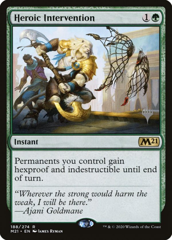 Heroic Intervention (Promo Pack) [Core Set 2021 Promos] Online Hot Sale