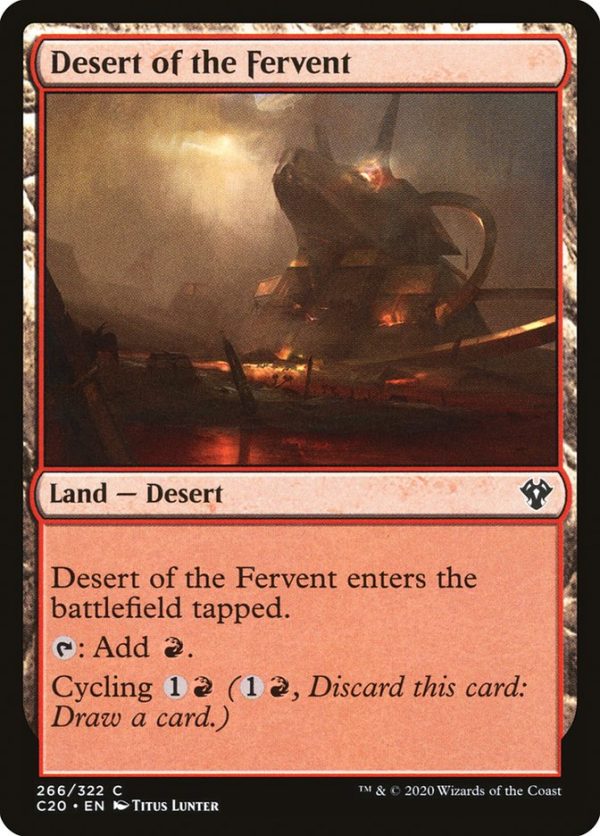 Desert of the Fervent [Commander 2020] For Sale