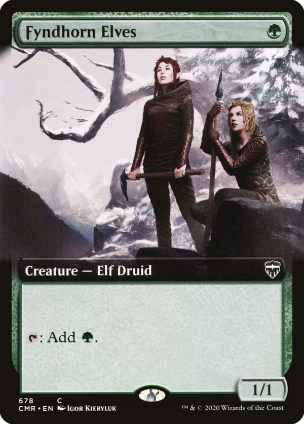 Fyndhorn Elves (Extended Art) [Commander Legends] Online Sale