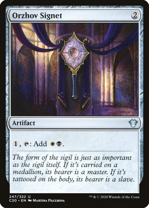 Orzhov Signet [Commander 2020] Hot on Sale