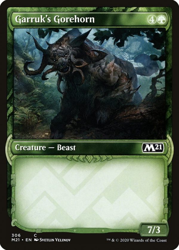 Garruk s Gorehorn (Showcase) [Core Set 2021] Sale