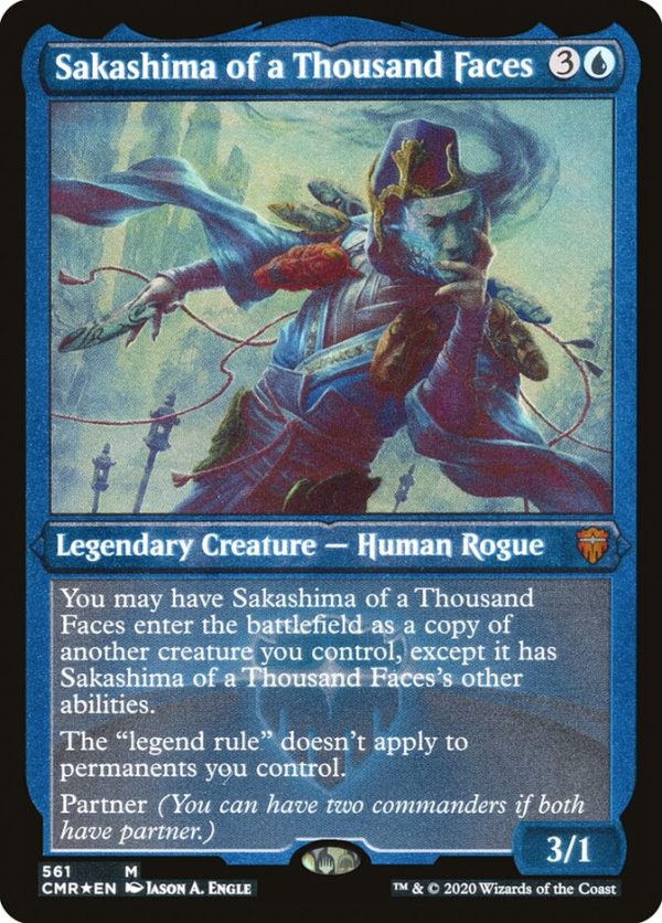 Sakashima of a Thousand Faces (Etched) [Commander Legends] on Sale