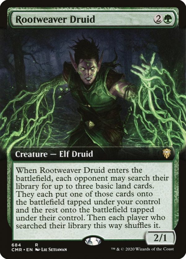 Rootweaver Druid (Extended Art) [Commander Legends] Sale