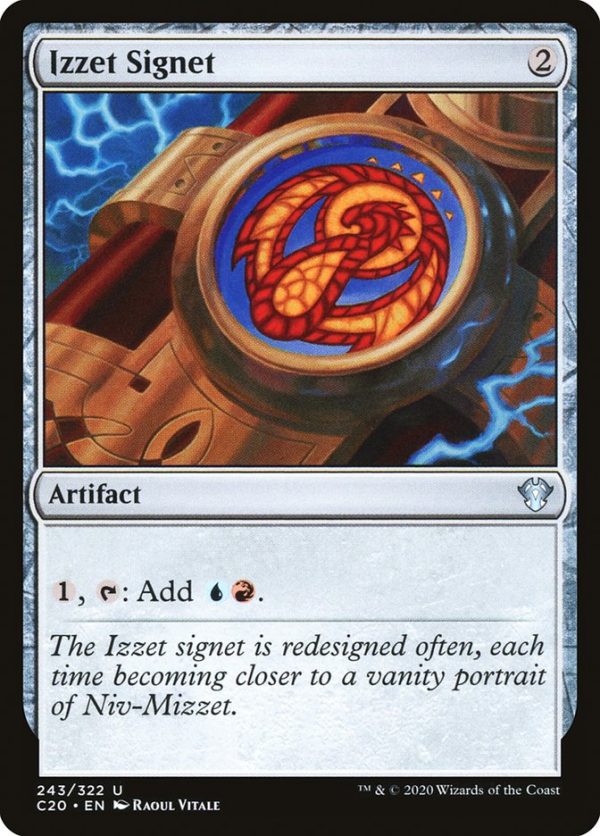 Izzet Signet [Commander 2020] on Sale