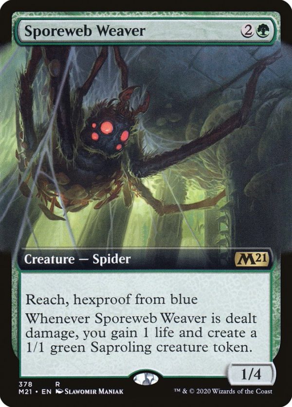 Sporeweb Weaver (Extended Art) [Core Set 2021] Hot on Sale
