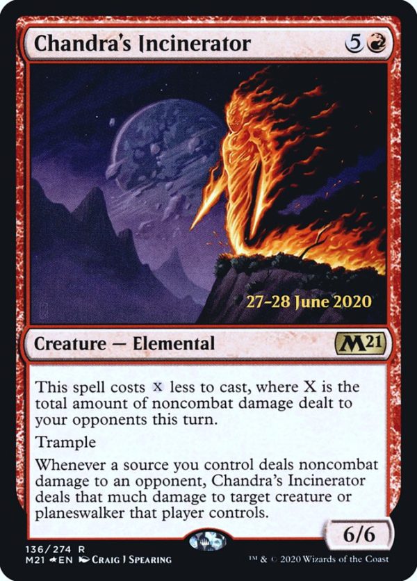 Chandra s Incinerator [Core Set 2021 Prerelease Promos] For Discount