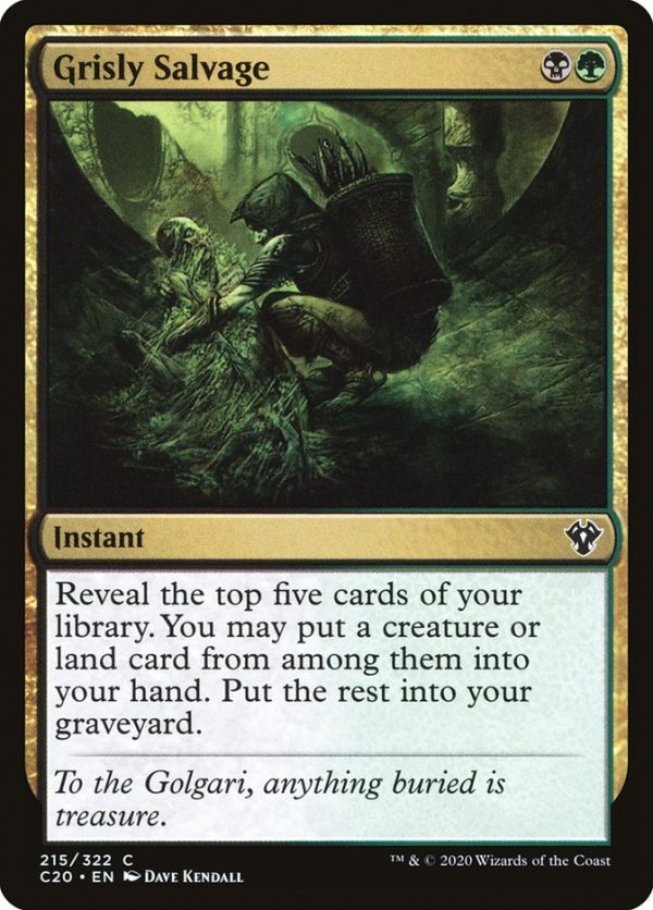 Grisly Salvage [Commander 2020] Hot on Sale