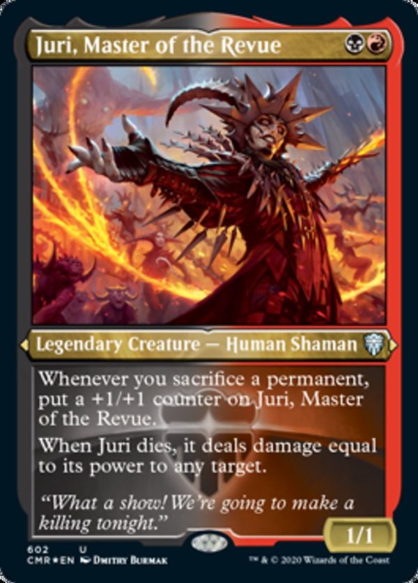Juri, Master of the Revue (Etched) [Commander Legends] Supply