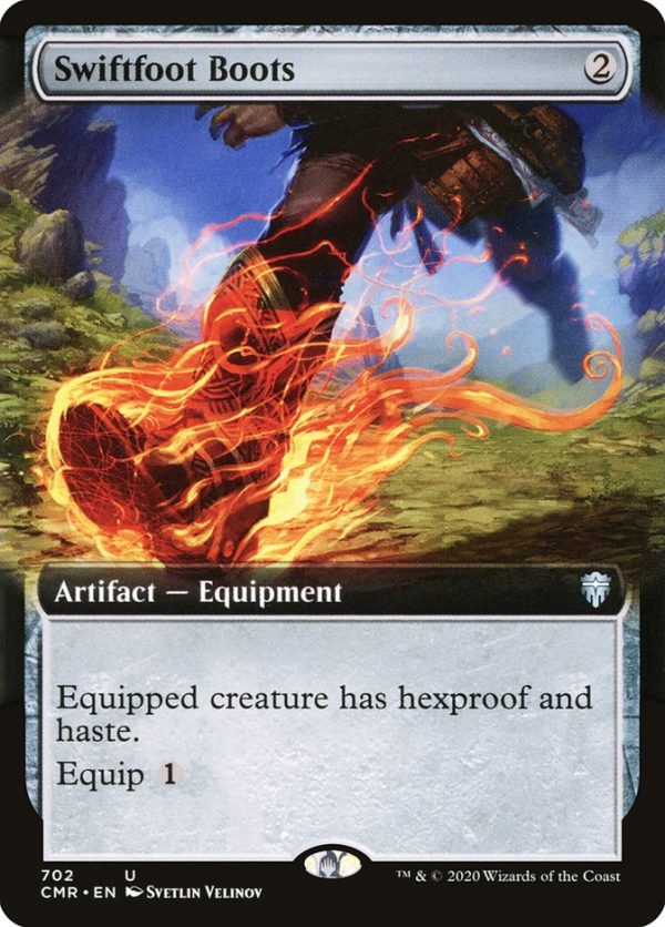 Swiftfoot Boots (Extended Art) [Commander Legends] Online now
