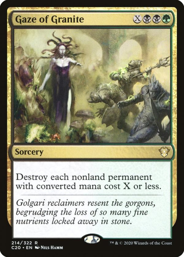 Gaze of Granite [Commander 2020] Supply