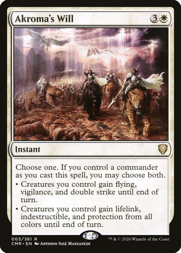 Akroma s Will [Commander Legends] Online now