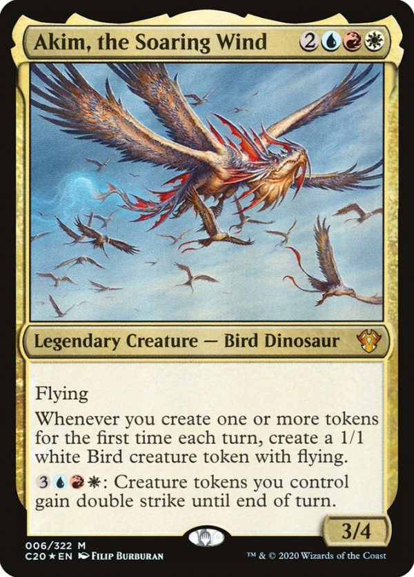 Akim, the Soaring Wind [Commander 2020] Supply