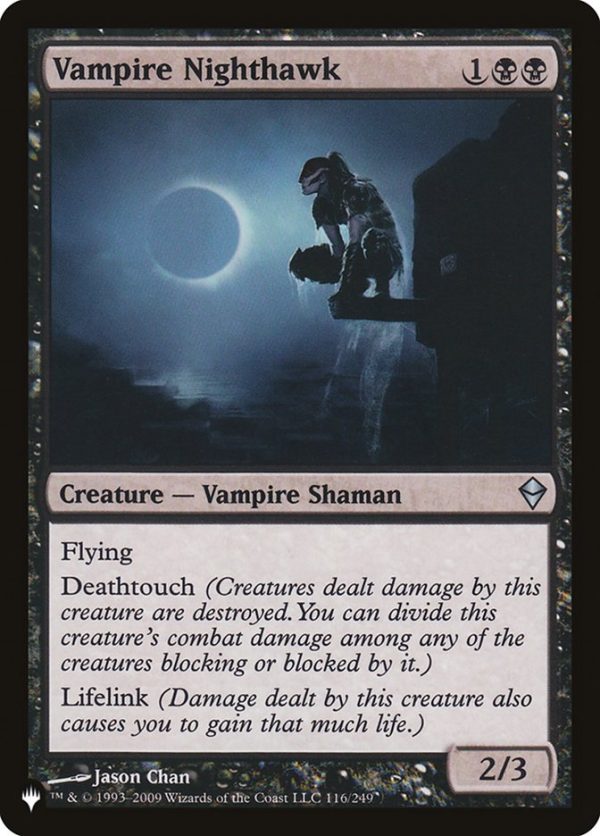 Vampire Nighthawk [The List] Online