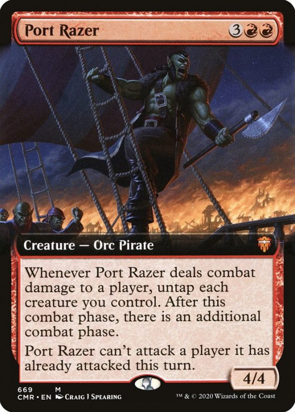Port Razer (Extended Art) [Commander Legends] Discount