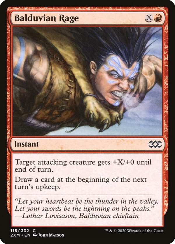 Balduvian Rage [Double Masters] Online Sale