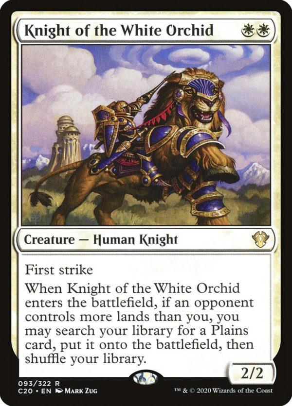 Knight of the White Orchid [Commander 2020] Online Sale