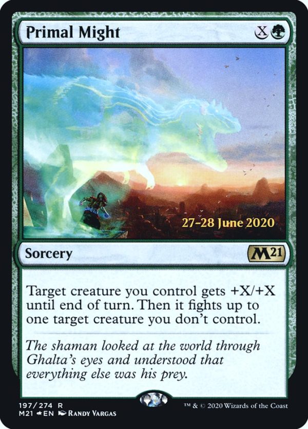 Primal Might [Core Set 2021 Prerelease Promos] Supply
