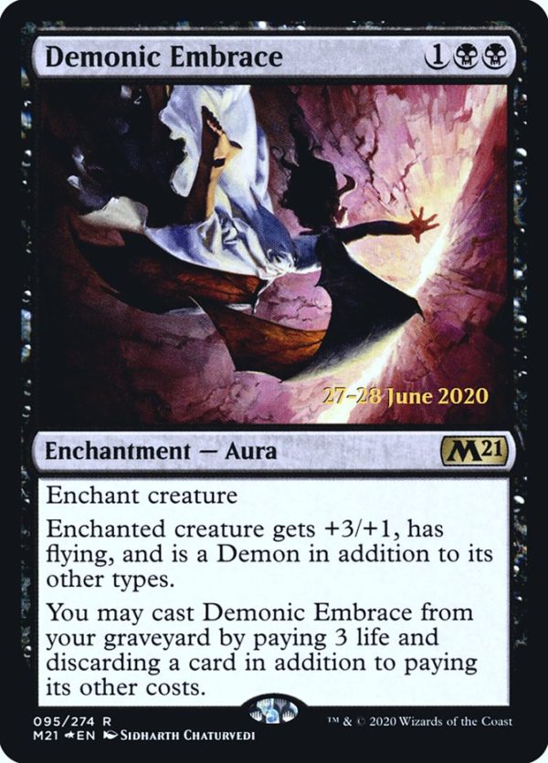 Demonic Embrace [Core Set 2021 Prerelease Promos] Discount