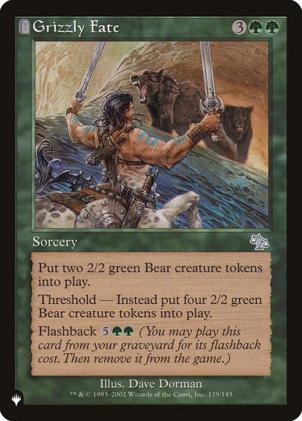 Grizzly Fate [The List] For Cheap