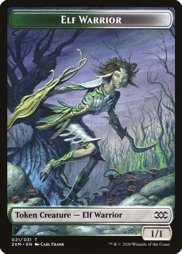 Elf Warrior Token [Double Masters Tokens] For Discount
