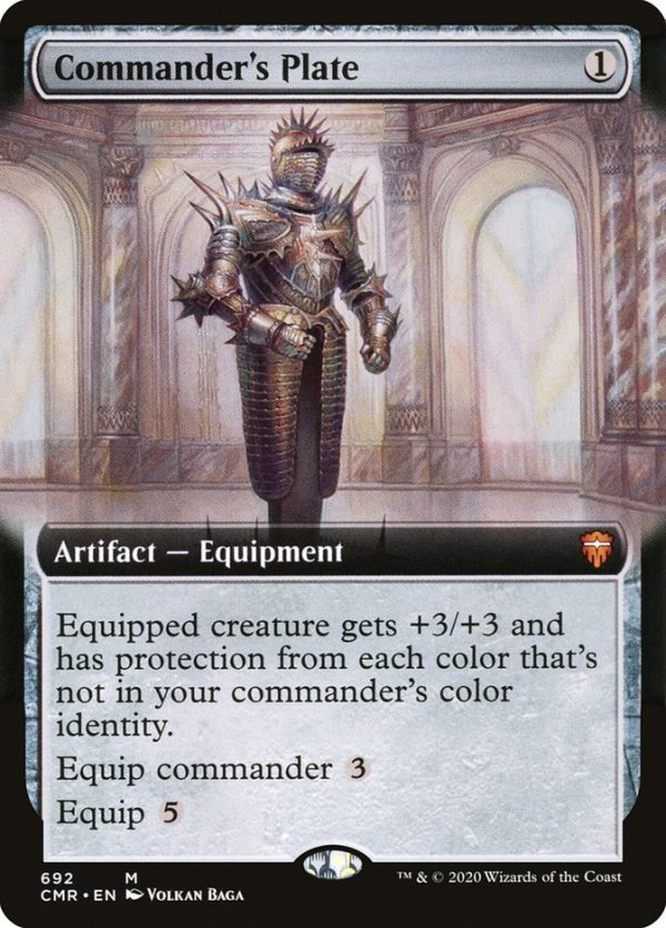 Commander s Plate (Extended Art) [Commander Legends] on Sale