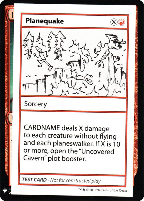 Planequake [Mystery Booster Playtest Cards] For Sale