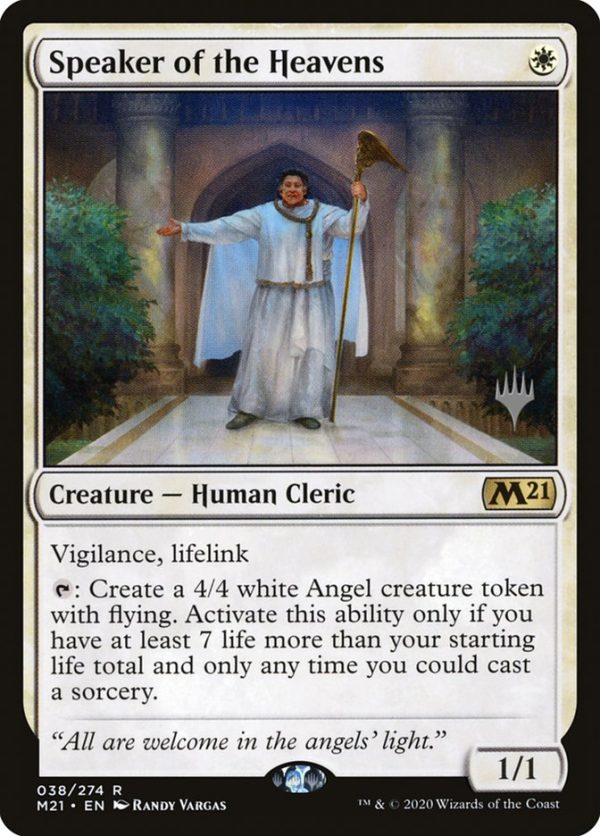 Speaker of the Heavens (Promo Pack) [Core Set 2021 Promos] Online Sale