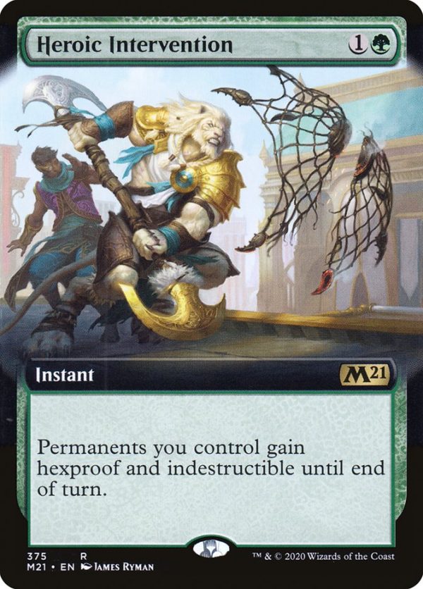Heroic Intervention (Extended Art) [Core Set 2021] Online Sale