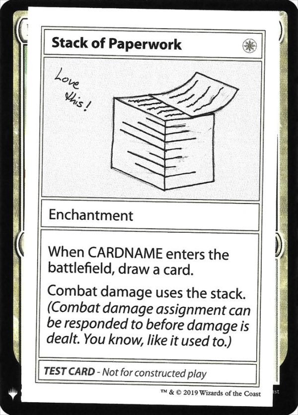Stack of Paperwork [Mystery Booster Playtest Cards] Fashion