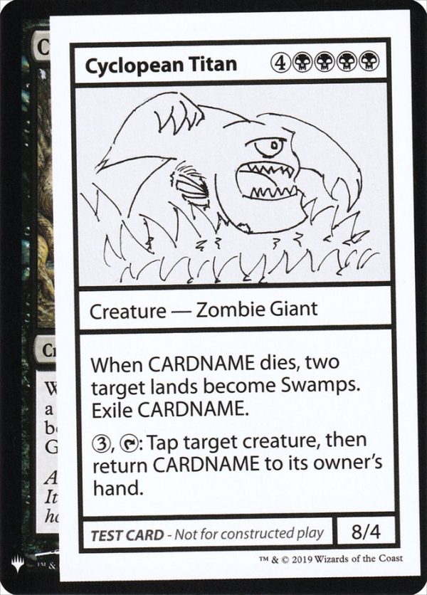 Cyclopean Titan [Mystery Booster Playtest Cards] Discount