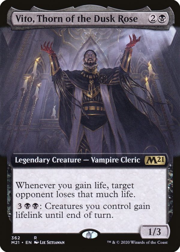 Vito, Thorn of the Dusk Rose (Extended Art) [Core Set 2021] Online now