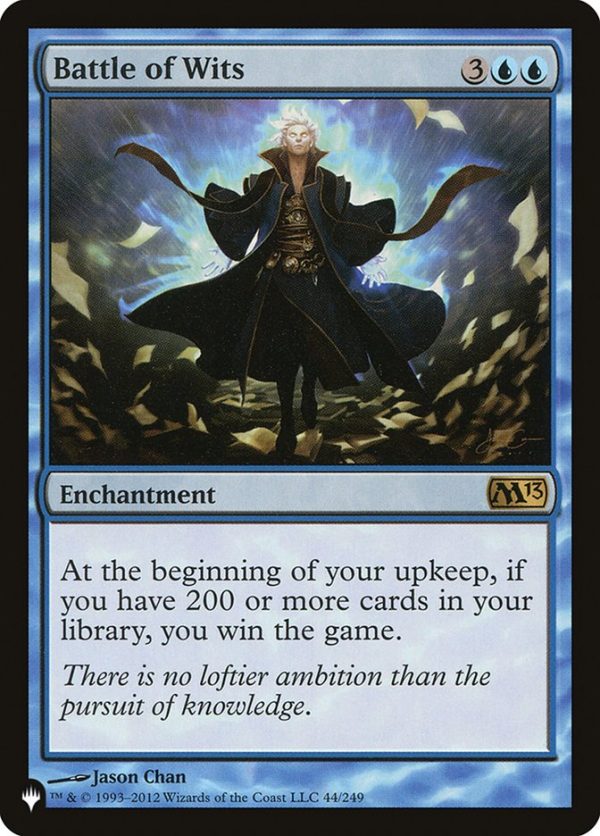 Battle of Wits [The List] For Discount
