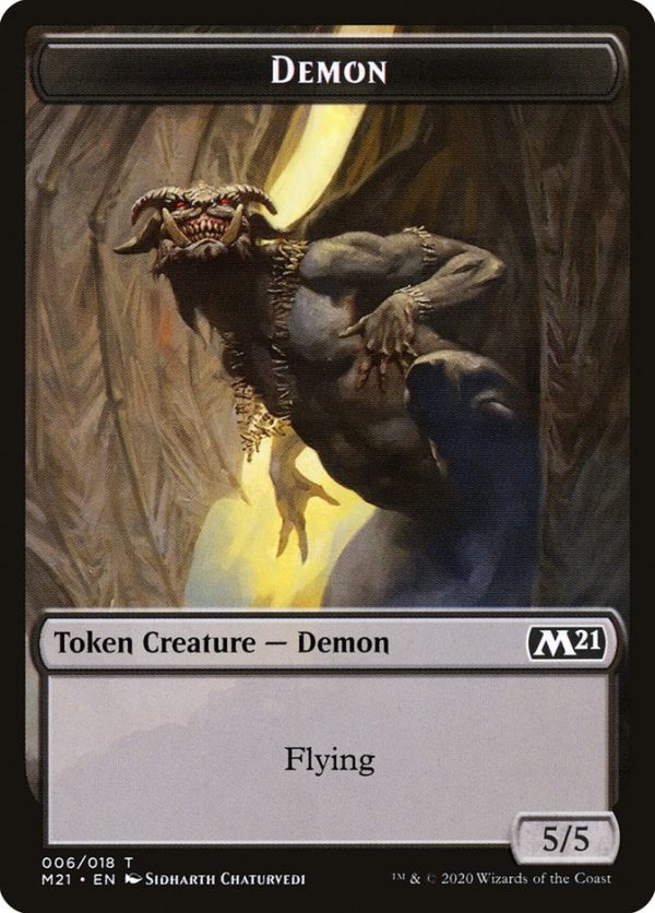 Demon Token [Core Set 2021 Tokens] For Sale