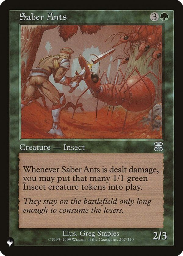 Saber Ants [The List] Hot on Sale