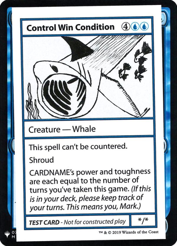 Control Win Condition [Mystery Booster Playtest Cards] For Cheap