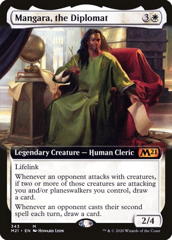 Mangara, the Diplomat (Extended Art) [Core Set 2021] Online