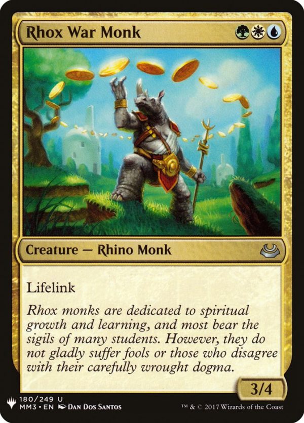 Rhox War Monk [Mystery Booster] For Cheap