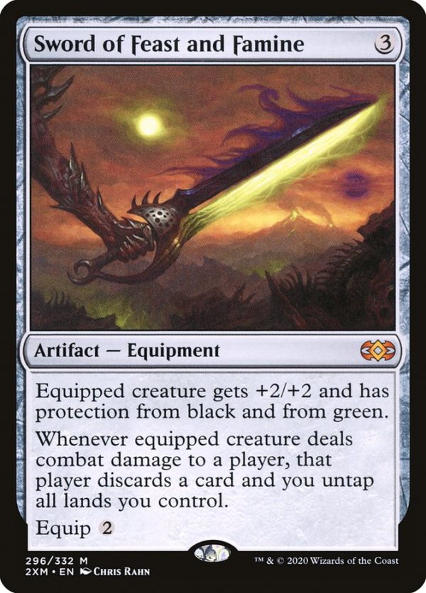 Sword of Feast and Famine [Double Masters] Sale