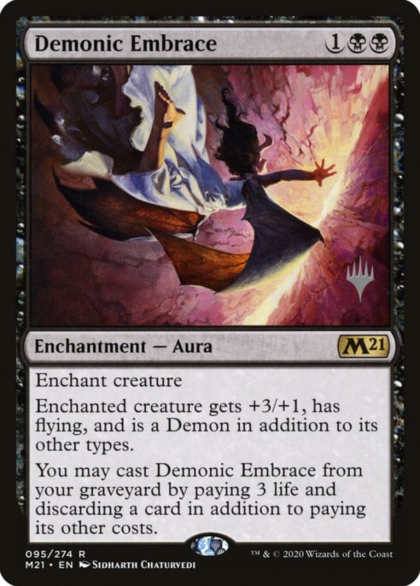 Demonic Embrace (Promo Pack) [Core Set 2021 Promos] Online Sale