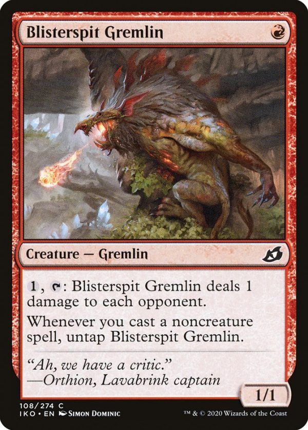 Blisterspit Gremlin [Ikoria: Lair of Behemoths] Sale