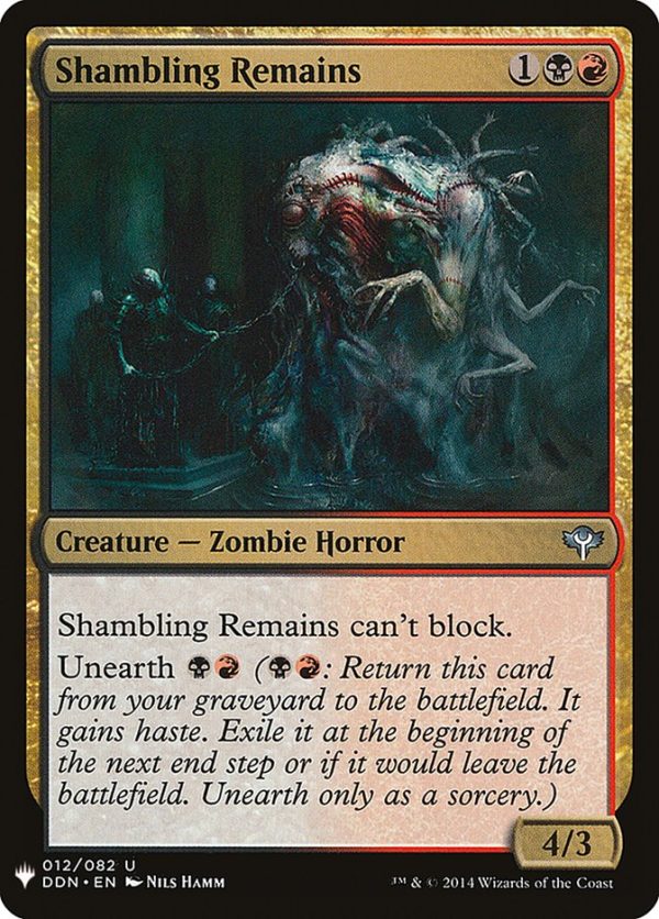 Shambling Remains [Mystery Booster] on Sale
