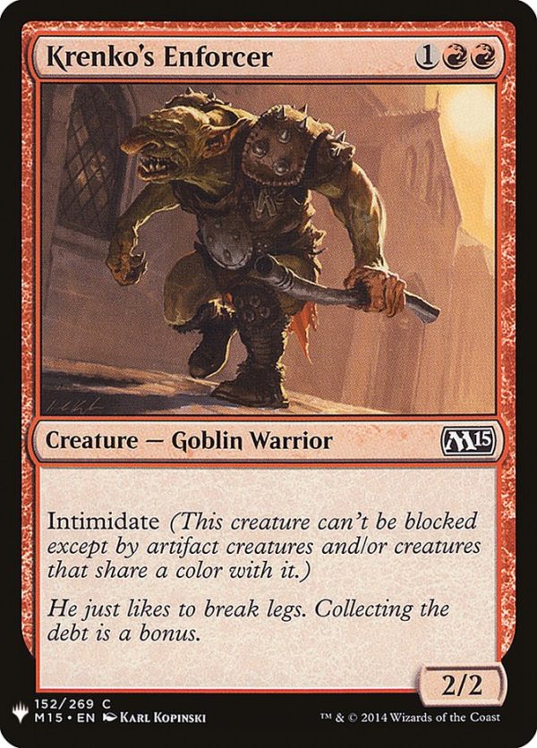 Krenko s Enforcer [Mystery Booster] Cheap