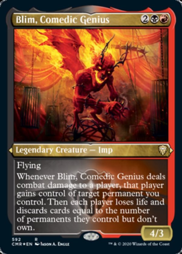Blim, Comedic Genius (Etched) [Commander Legends] Online now