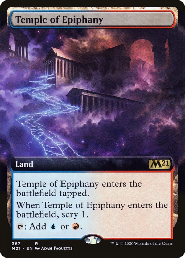Temple of Epiphany (Extended Art) [Core Set 2021] For Discount