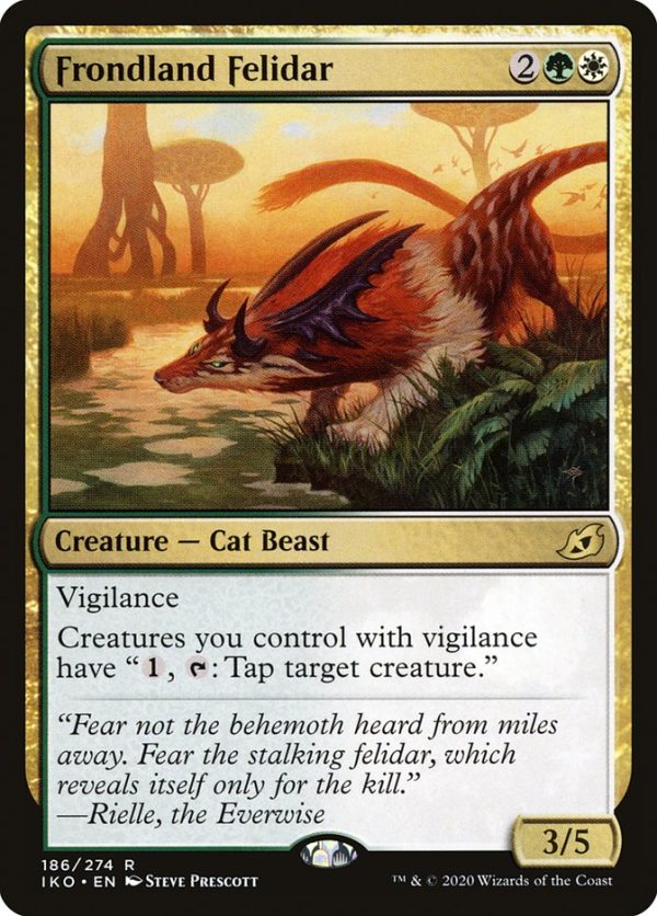 Frondland Felidar [Ikoria: Lair of Behemoths] Hot on Sale
