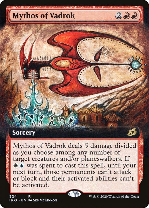 Mythos of Vadrok (Extended Art) [Ikoria: Lair of Behemoths] on Sale