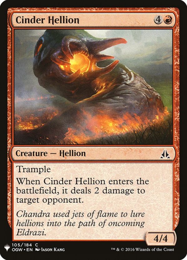 Cinder Hellion [Mystery Booster] Hot on Sale